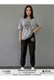 T-Shirt Sweatshirt 2-Piece Combination Thin Summer Sweat-Absorbing Women's Face Printed Women's / Girls' Model