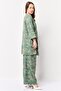 Women 2 Pieces Textured Blazer And Pants Set, Green - 3