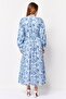 Jeans Women Abstract Print Maxi Dress, Multicolor - 3