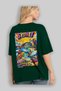 Sydney Australia 2 Green Oversize Country City Back Printed Unisex T-Shirt 100% Cotton Premium - 4