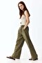 Linen-blend wrapover trousers - 3