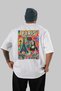 Paris France 2 White Oversize Country City Back Printed Unisex T-Shirt 100% Cotton Premium - 2