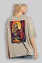 Colosseum Italy 5 Beige Oversize Country City Back Printed Unisex T-Shirt 100% Cotton Premium - 3