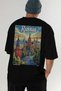 Russia Black Oversize Country City Back Printed Unisex T-Shirt 100% Cotton Premium - 7