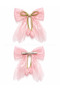 Girl's White Lace Detailed Gradient Layered Tulle Evening Dress for 4-8 Years Old Birthday, Special Occasion, Wedding - 3