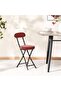 ELMER FOLDING CHAIR - RED BLACK