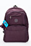 Unisex Purple Backpack with Clinker Laptop Compartment, Crinkle Waterproof Travel School Bag 40X30X15Cm - 2