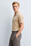 Men's 100% Cotton Standard Fit Polo Collar Basic T-Shirt - 4