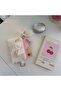 Lemon Patterned Bow Detailed Mini Card Holder & Bag Charm |   Card Holder, Coin Purse, Earphone and Keychain Organizer