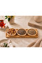 Bamboo 3-Piece Snack & Breakfast Serving Bowls Round