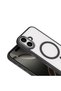 iPhone 17 Case Magsafe Transparent Back Face Camera Raised Silicone Gzst - 5