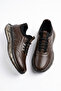 Genuine Leather Men's Shoes - Balloon Sole Ultra Comfortable Orthopedic Casual Sneaker - 5