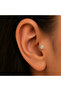 14 Ayar Altın Papillon Piercing - 2