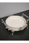 Oven Dish Bowl Luxury Serving Plate Bowl Gold Silver Serving Plate Striped Tableware Kitchen Home - 5