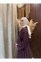 Nova Contrast Skirt Suit with Thread Detail |   Plum - 8