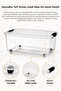 Storage Box with Lockable Lid - Children's Toy Organizer Baby Room Organizer 40Lt Transparent - 3