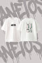 Ariana Grande_6 Design Back Printed Cotton White Oversize T-Shirt