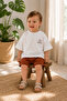 Unisex Kids Mini Sun Printed Oversize T-Shirt Shorts Summer Set 1-5 Years