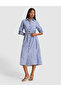 Navy Blue Comfort Fit Woven Dress 50321334-Vr033