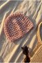 Coachella Style Shiny Sequin Hollowed Macrame Hairnet Mesh Hair Cap Bohemian Boho Mesh Hairband Accessory Vacation Beach Seaside Hat Headwear Beanie - 2