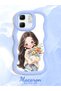Infinix Hot 50I Compatible Case Camera Protector Blue Silicone Couple Phone Case Girl Pattern - 2
