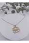 Gold Color Lotus Necklace