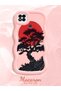 Poco C31 Compatible Case Camera Protector Pink Silicone Couple Phone Case Tree Pattern - 2