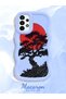Samsung Galaxy A13 4g Compatible Case Camera Protector Blue Silicone Couple Phone Case Tree Pattern - 2