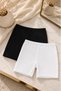 Women's Clothing Cotton & Modal Lycra 2-Piece Shorts Leggings - 2