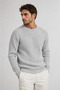 Men's 3-Piece Premium Ribbed Knitwear Sweater Set Crew Neck Slim Fit Winter Basic - 3