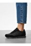Women's black sneaker - everyday orthopedic ultra-light sole walking & athletic shoe - 2