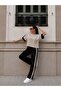 Women's Soft Textured Crew Neck Sweatshirt Set - 5