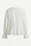 26Ygml01625 Women's Long Sleeve Shirt with Guipure Detail - 4