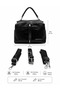 Women's New Season Imported Soft Leather Stylish Design Versatile Backpack & Shoulder Bag Shopper - 5