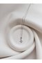 Airplane Necklace - Zircon Stone Necklace - Minimal Necklace - Steel Necklace - 2