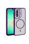 Galaxy A17 Case with Camera Stand, Magsafe Supported, Transparent Back, Silicone Senk