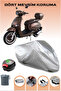 Gray Topcase Compatible Water and Dust Proof Arora Cappucino 125 Motorcycle Tarpaulin
