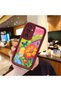 Samsung Galaxy S23 Fe Compatible Case Camera Protector Burgundy Silicone Couple Phone Case Butterfly Pattern