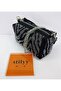 Wavy Stone Detail Short Handle and Chain Strap Women's Evening Dress Bag - 4
