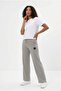 Waterway Patterned Black and White Striped Trousers - 2