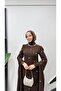 Stone Embellished Cape Sleeve Hijab Evening Dress - 5