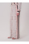 Printed Trousers with Contrast Stripe Detail - 2