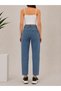Julia Trend Pamella Blue Snow Wash High Waist Mom Fit Jean Pants Women's Denim Trousers (2026) - 3