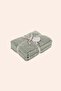 Egyptian 100% Egyptian Cotton 4-Piece Towel Set 50X90 cm Warm Sage - 3