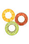 Fruit Slice Inflatable Pool & Beach Float Swim Ring, PVC, Assorted