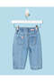Infant Girls Blue Balloon Fit Jeans - 4