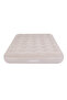Double Air Mattress, Air Pump, 191x137x22cm, Beige - 2