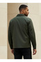 REGULAR FIT NYLON COLLAR JACKET - 3