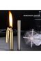 CigiLite Vintage Trench Kerosene Lighter, Refillable Metal Wick Lighter, Retro Nunchucks Style Design, Portable Windproof Flame for Kitchen Use & Outdoor Gifts (Golden) - 3