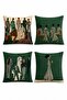 Ortam Arkadaşları Patterned 4-Piece Throw Pillow Cover Set - 3